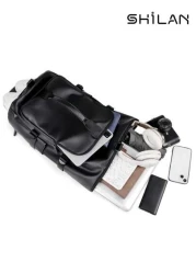 SHILAN Large Capacity Handheld Travel Bag Ultra Lightweight Backpack It Is A Men s Fashionable Backpack Bag For Bag Christmas Purse Holiday Thanksgiving School Bag School Backpack Large Capacity Sport