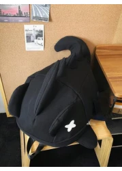 peach tree Large Capacity Unisex Shark Shaped Backpack Fashion Casual Couple Backpack Suitable For High School And College Students Travel Sports Multi Function Lightweight Backpack With Multiple Pock