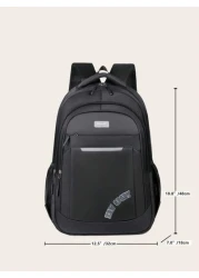 حقيبة كاجوال متعددة الوظائف للكتف، حزام كتف قابل للتعديل، تصميم خفيف الوزن، إغلاق بسوستة، مناسبة لطلاب المدر