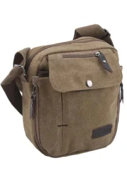 Men s Canvas Messenger Bag Stylish Shoulder Bag With Multiple Pockets Perfect For Outdoor Travel Crossbody Bag Sling Bag Side Bag Square Bag For Holiday School Bag Students Fall Bag Cylinder Bag Old M