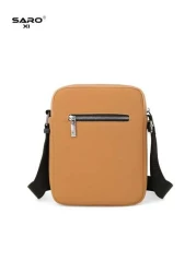 1pc Men s Solid Color Oblique Shoulder Bag Side Pocket Messenger Bag Casual Crossbody Square Pouch Multifunctional Commuting Bag Minimalist Style Black Or Brown Gift For Men Boyfriend