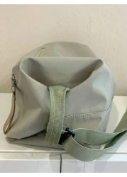 peach tree حقيبة كتف رجالية 1 قطعة، حقيبة كتف، حقيبة حمل صغيرة، متعددة الألوان، قماش نايلون خفيف للاستخدام اليومي،