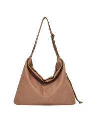 Fashionable Large Capacity Solid Color Tote Bag Casual Men s Shoulder Bag Unisex Messenger Bag College Student School Campus Backpack Travel Office Bag Shopping Bag Gift For Men Crossbody Bag