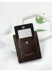 HOVI'S محفظة قصيرة للرجال - موضة عصرية كاجوال كلاسيكية لطلاب الجامعة | محفظة شباب أعمال جديدة متعددة الفتحات مصمم