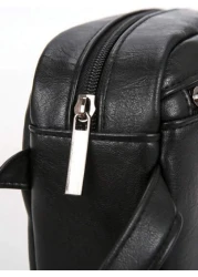 peach tree قطعة واحدة شنطة رجالية أعمال بعصا من علامة تجارية بشجرة الخوخ مصنوعة من بي يو ذات وسادة مربعة وحبل للمعص