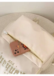 Fashionable Versatile Backpack Large Capacity Multi Layer Casual Travel Bag For High School And College Students