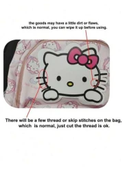 Sanrio Kawaii Backpack Anime Cartoon Figure Outdoor Travel Storage Bag Cute Shoulder Bag There May Be Slight Differences In Design And Color Between Different Batches Some Parts May Be Random Bag Cinn