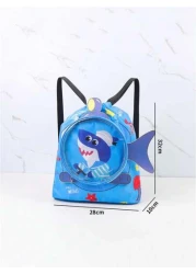 حقيبة ظهر مقاومة للماء مع فصل الجاف والرطب - مثالية لتخزين السباحة