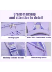 1pc Large Capacity Girls Backpack Casual Fashion Backpack 15 6 Inch Laptop Backpack School Bag With Luggage Strap Outdoor Traveling Bag Suitable For Teenage Girls School And Travel