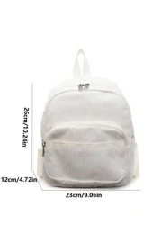 1pc Back To School Backpack Fashionable And Casual Backpack Large Capacity Backpack Suitable For Daily School Very Suitable For Campus Classes Taking Pictures Birthday Gifts Suitable For Daily Shoppin