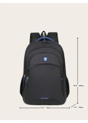 Simple Solid Color Large Capacity Backpack With Multiple Compartments Lightweight Travel Backpack Perfect For Graduates Girls Freshmen Sophomores Juniors Seniors High School Outdoors Travel And Back T