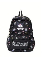 Sanrio 1pc Hello Kitty Kuromi Cinnamoroll My Melody Cartoon Backpack Cute Daily Bag Cat Cartoon Anime Storage Bag Women Casual Travel Commuting Backpack Makeup Bag Holiday Organizer Large Capacity Cos