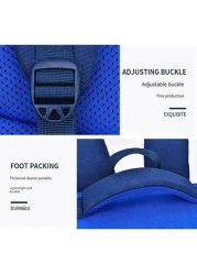 1 قطعة حقيبة مدرسية للأولاد والبنات طلاب المدارس الابتدائية ذات إغلاق سحاب، حماية للظهر وخفيفة الوزن، سعة كبي