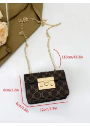 1pc Pu Fashion Retro Mini Fashion Coin Small Square Bag Versatile Niche Design Stylish Shoulder Messenger Bag Comfortable Shoulder Strap For Playing Smooth Long Style Versatile And Not Picky Suitable