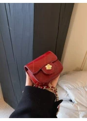 Fashionable Mini Embroidered Waist Pouch Super Compact Size Can Barely Fit Anything