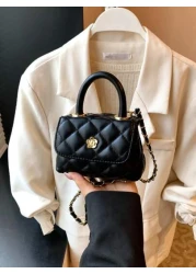 New Mini Embroidered Handbag Tiny Floral Crossbody Bag Solid Color Lipstick Pouch Coin Purse Accessories Bag