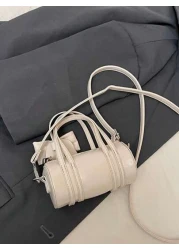 Fashion Bow Mini Handbag Solid Color Cute Small Crossbody Bag Lipstick Pouch