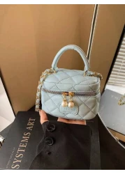 حقيبة كتف/يد صغيرة لِلأطفال شكل معين السلسلة، ذات جودة عالية وتصميم عصري متعدد الاستخدامات، وصول جديد للربيع