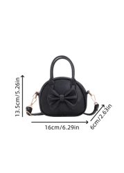 حقيبة يد مع سحاب من البولي يوريثان بشكل فراشة وألوان حلوة أميرية على الطراز الكوري والفرنسي، تصميم فريد ومميز