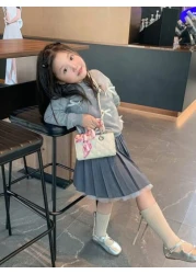 حقيبة يد صغيرة جديدة مع وشاح مطرز، حامل أحمر شفاه، حقيبة كروس عصرية