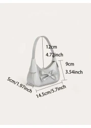 قطعة واحدة حقيبة يد صغيرة للأطفال مزينة بفيونكة جميلة