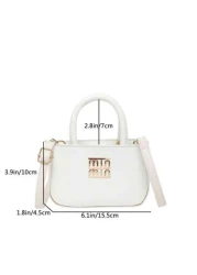 حقيبة يد جلدية بسحاب موضه وبسيطة لفتاة، حقيبة عبر الجسم للأم والطفل على شكل أحمر شفاه، طراز كوري متنوع ، تصميم