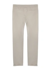  Collection Beige Regular Fit Knitted Stretchy Comfortable Tie Waist Elastic Double Leg Fabric Trousers Tmnaw25Pl00002