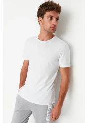  Collection Black-White Slim Fit Short Sleeve T-Shirts 100% Cotton 2-Pack - Tmnss19Bo0075