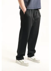 TKT Men's Baggy Loose Fitting Pique Pants