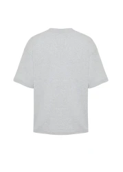  Collection تي شيرت رمادي كبير الحجم بأكمام قصيرة - TMNSS22TS00049