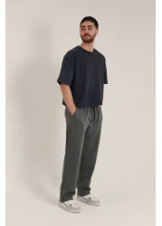 TKT بنطال بيكيه فضفاض للرجال