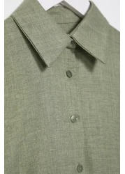  Collection Light Khaki Woven Bottom-Top Suit Twoss24Au00095