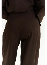Mai Blenham Brown Shirt Pants Set