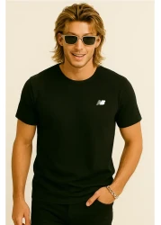 New Balance Nb Classic Basic Logo Men's Black Tshirt