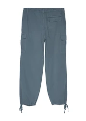  Collection Navy Blue Limited Edition - Tie-Up Cargo Trousers Tmnss23Pl00035