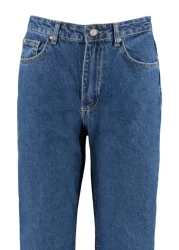  Collection Dark Blue High Waist Wide Leg Jeans Twoss23Je00068