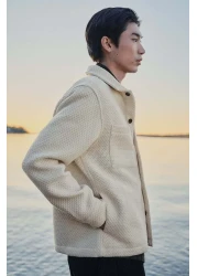 H&M Regular Fit Waffled overshirt