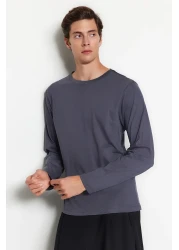  Collection Black-Navy-Anthracite Regular/Regular Cut 3 Pack Basic 100% Cotton Tok T-Shirt Tmnaw21Ts0197