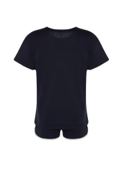  Collection طقم بيجامة شورت رياضي قطن 100% مطبوع باندا - THMSS22PT00005