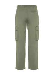  Collection Unisex Light Khaki Regular Fit - Elastic Waist Tied Cargo Pants Tmnss24Pl00003