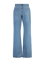  Collection Blue Low Waist Wide Leg Wide Leg Jeans Twoaw23Je00566