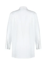  Collection قميص منسوج إكرو بتفاصيل حجرية - مقاس عادي TWOSS24GO00069