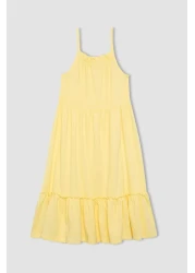 Defacto Girl's Strap Dress B4466A824SM