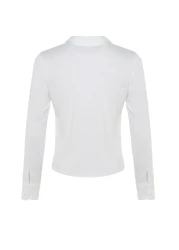  Collection Ecru Gathered Fitted/Slim Fit Woven Shirt TWOSS23GO00177