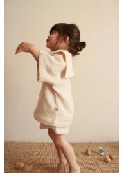 Oh La La Koala For Little Ones Beige Sailor Collar Shorts Suit