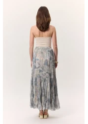 Manuka علامة Deçrül Deçrül Pileselein باللون الأزرق