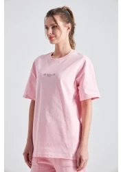 The Champ Clothing The Wellness Era Printed 100% Cotton Oversize Women's T-Shirt