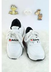 Moda Lime Unisex Children's Sports Shoes Kuromi Special Design Lace-Up and Velcro Sneakers