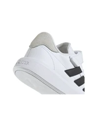 adidas Courtblock El C - Kids White Casual Shoes Id6506