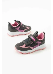 GAK RUN حذاء رياضي كاجوال مريح للأطفال من الجنسين مزود بشريط فيلكرو ونعل بولي خفيف